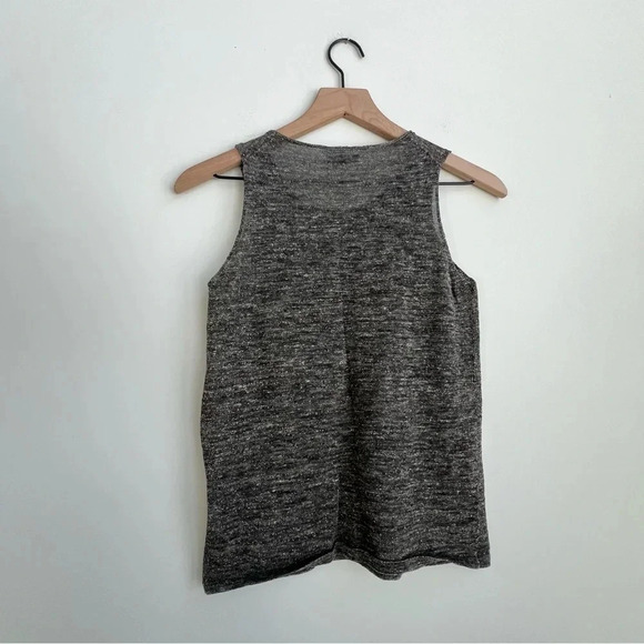 Eileen Fisher Open Front Knit Metallic Sparkle Gold Cardigan & Tank Set linen - Picture 14 of 16